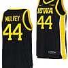 Riley Mulvey Jersey #44 Iowa Hawkeyes College Basketball Black
