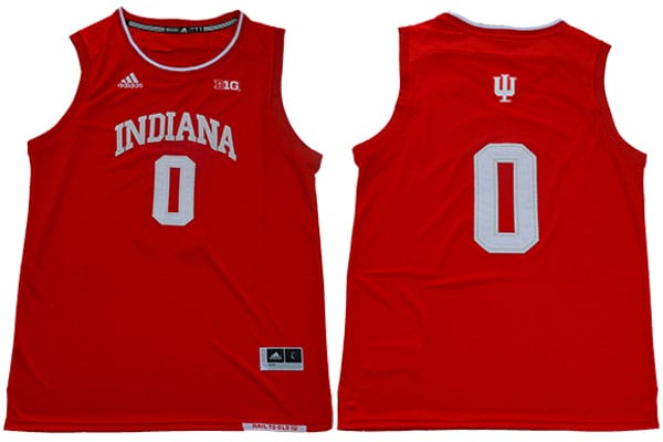 Romeo Langford Jersey #0 Indiana Hoosiers NCAA Basketball Red