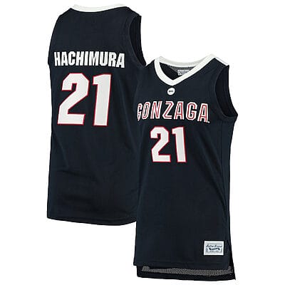 Rui Hachimura Jersey #21 Gonzaga Bulldogs College Basketball Black