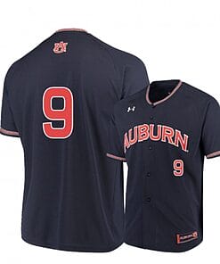 Ryan Bliss Jersey #9 Auburn Tigers Baseball NCAA College Navy Alumni