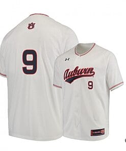 Ryan Bliss Jersey #9 Auburn Tigers Baseball NCAA College White Alumni