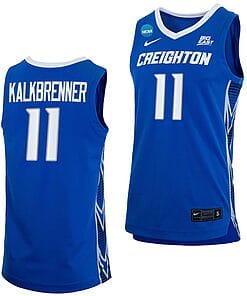 Ryan Kalkbrenner Jersey Creighton Bluejays College Basketball 2023 NCAA March Madness Blue #11