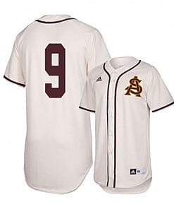 Sam Ferri Jersey #9 Arizona State Sun Devils Baseball NCAA College Alumni White