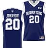 Spencer Johnson Jersey #20 BYU Cougars NIL College Basketball Jersey Lightweight Navy