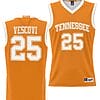 Santiago Vescovi Jersey #25 Tennessee Volunteers NIL College Basketball Lightweight Orange