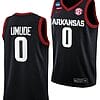 Stanley Umude Jersey Arkansas Razorbacks College Basketball 2022 NCAA March Madness Black #0