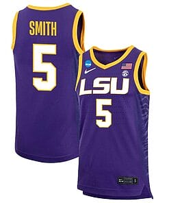 Sa'Myah Smith Jersey #5 LSU Tigers Basketball 2023 NCAA College Purple