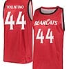 Sage Tolentino Jersey #44 Cincinnati Bearcats College Basketball Red