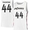 Sage Tolentino Jersey #44 Cincinnati Bearcats College Basketball White