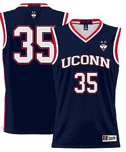 Samson Johnson Jersey UConn Huskies College Basketball No Name Navy #351