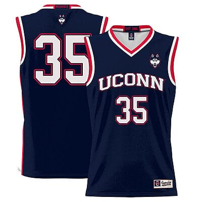 Samson Johnson Jersey UConn Huskies College Basketball No Name Navy #351