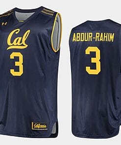 Shareef Abdur Rahim Jersey #3 California Golden Bears College Basketball Navy
