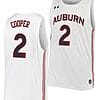 Sharife Cooper Jersey #2 Auburn Tigers College Basketball White