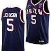 Stanley Johnson Jersey #5 Arizona Wildcats College Basketball Limited Navy