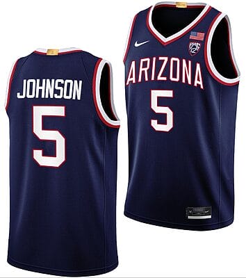 Stanley Johnson Jersey #5 Arizona Wildcats College Basketball Limited Navy