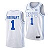 Trey Stewart Jersey #11 BYU Cougars College Basketball White