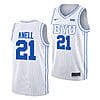 Trevin Knell Jersey #21 BYU Cougars College Basketball White