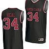 Tess Heal Jersey #34 Santa Clara Broncos Basketball NIL Lightweight Black