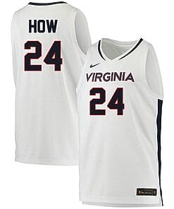 Tristan How Jersey Virginia Cavaliers