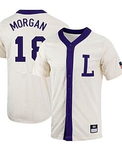 Tre Morgan Jersey #18 LSU Tigers Baseball NCAA College White Alumni