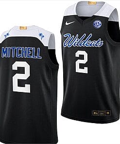 Tre Mitchell Jersey #2 Kentucky Wildcats Basketball Big Blue Bahamas Black