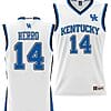 Tyler Herro Jersey #14 Kentucky Wildcats NIL College Basketball Lightweight White