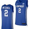 Tre Mitchell Jersey #2 Kentucky Wildcats Basketball College Blue