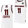Talaysia Cooper Jersey #11 South Carolina Gamecocks College Basketball White