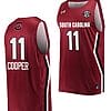 Talaysia Cooper Jersey #11 South Carolina Gamecocks College Basketball Wine