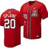 Tommy Splaine Jersey #20 Arizona Wildcats Replica Baseball Full-Button Red