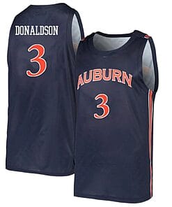 Tre Donaldson Jersey #3 Auburn Tigers College Basketball Navy