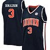 Tre Donaldson Jersey #3 Auburn Tigers College Basketball Navy