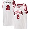 Trevon Brazile Jersey #2 Arkansas Razorbacks College Basketball White 1