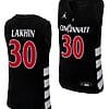 Viktor Lakhin Jersey #30 Cincinnati Bearcats College Basketball Replica 2023-24 Black