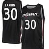Viktor Lakhin Jersey #30 Cincinnati Bearcats College Basketball Black