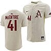Will McEntire Jersey #41 Arkansas Razorbacks College Baseball Full-Button Natural