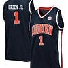 Wendell Green Jr Jersey #1 Auburn Tigers College Basketball Navy