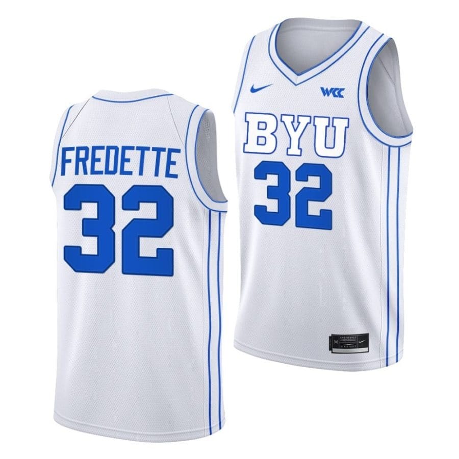 Jimmer Fredette Jersey #32 BYU Cougars College Basketball 2022-23 White