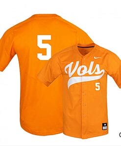 Zach Daniels Jersey #5 Tennessee Volunteers Baseball NCAA College Elite Orange Alumni