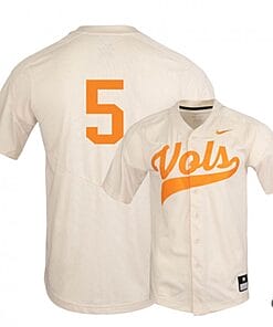 Zach Daniels Jersey #5 Tennessee Volunteers Baseball NCAA College Elite White