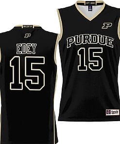 Zach Edey Jersey #15 Purdue Boilermakers NIL College Basketball Lightweight Black