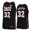 Zach Collins Jersey #32 Gonzaga Bulldogs College Basketball Black