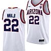 Zeke Nnaji Jersey #22 Arizona Wildcats College Basketball White