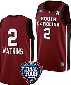 Ashlyn Watkins Jersey #2 South Carolina Gamecocks Basketball 2024 NCAA March Madness Final Four Garnet
