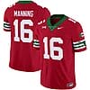 Arch Manning Jersey #16 Texas Longhorns Mexico Vapor College Football Red