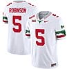 Bijan Robinson Jersey #5 Texas Longhorns Mexico Vapor College Football White