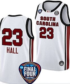 Bree Hall Jersey #23 South Carolina Gamecocks Basketball 2024 NCAA March Madness Final Four White