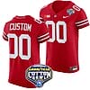 Custom Ohio State Buckeyes Jersey Name and Number Cotton Bowl Patch 2023 Football Scarlet