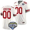 Custom Ohio State Buckeyes Jersey Name and Number Cotton Bowl Patch 2023 Football White
