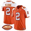 Cade Klubnik Jersey #2 Clemson Tigers Vapor Limited Acc Patch College Football Stitched Alternate